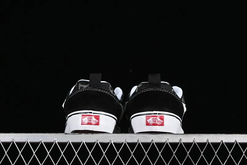 All categories Vans Vans series Vans Low Vans low-top Vans Knu-Skool high-end customized joint denim presbyopic bread shoes VN0009QC6BT